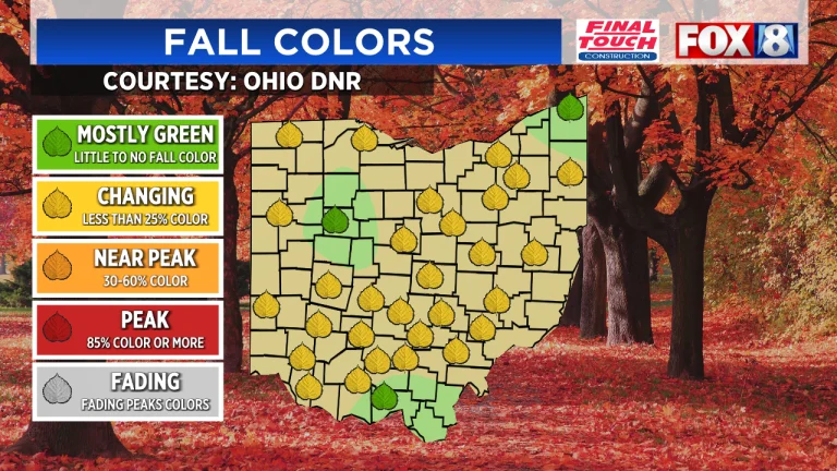 “When to Expect Peak Fall Colors in Ohio: ODNR Predicts a Sporadic Season”